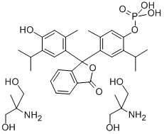 CAS#: 68991-93-5， Thymolphthalein Monophosphoric Acid, Di-2-Amino-2-Methyl-1,3-Propanediol Salt