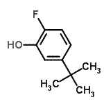 CAS#: 68997-57-9， 2-Fluoro-5-(2-methyl-2-propanyl)phenol