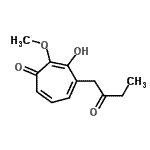 CAS#: 690233-33-1， 3-Hydroxy-2-methoxy-4-(2-oxobutyl)-2,4,6-cycloheptatrien-1-one