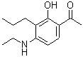 CAS#: 69049-68-9， 1-[4-(Ethylamino)-2-hydroxy-3-propylphenyl]ethanone