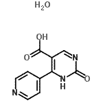 CAS#: 690631-95-9， 2-Oxo-6-(4-pyridinyl)-1,2-dihydro-5-pyrimidinecarboxylic acid hydrate (1:1)