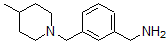 structure of CAS# 690632-06-5, 3-[(4-Methyl-1-Piperidinyl)Methyl]-Benzenemethanamine;1-[3-[(4-METHYLPIPERIDIN-1-YL)METHYL]PHENYL]METHANAMINE;{3-[(4-Methylpiperidino)Methyl]Phenyl}Methaneamine;[3-[(4-METHYLPIPERIDINO)METHYL]PHENYL]METHANAMINE