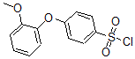 structure of CAS# 690632-30-5, 4-(2-Methoxyphenoxy)-Benzenesulfonylchloride;BENZENESULFONYL CHLORIDE, 4-(2-METHOXYPHENOXY)-;4-(2-Methoxyphenoxy)Benzenesulphonyl Chloride;[4-(2-METHOXYPHENOXY)PHENYL]SULFONYLCHLORIDE