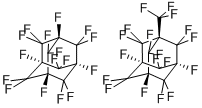 structure of CAS# 69064-33-1, Perfluoroadamantane Perfluoro(1-Methyladamantane) Mixture;Perfluoroadamantane;Tricyclo(3.3.1.1(3,7))Decane, Hexadecafluoro-;1,2,2,3,4,4,5,6,6,7,8,8,9,9,10,10-Hexadecafluorotricyclo[3.3.1.1(3,7)]Decane