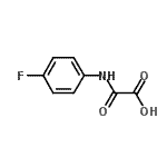 结构式 CAS# 69066-43-9, [(4-氟苯基)氨基](氧代)乙酸