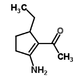 CAS#: 690660-94-7， 1-(2-Amino-5-ethyl-1-cyclopenten-1-yl)ethanone