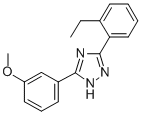 CAS#: 69095-83-6， 3-(2-Ethylphenyl)-5-(3-methoxyphenyl)-1H-1,2,4-triazole