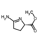 CAS#: 690950-16-4， Methyl (2S)-5-amino-3,4-dihydro-2H-pyrrole-2-carboxylate