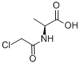 结构式 CAS# 691-80-5, N-(氯乙酰基)-L-丙氨酸