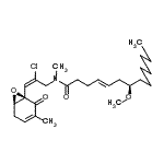 CAS#: 69121-75-1， (4E,7R)-N-{(2E)-2-Chloro-3-[(1R,6R)-3-methyl-2-oxo-7-oxabicyclo[4.1.0]hept-3-en-1-yl]-2-propen-1-yl}-7-methoxy-n-methyl-4-tetradecenamide