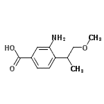 CAS#: 691363-52-7， 3-Amino-4-(1-methoxy-2-propanyl)benzoic acid