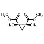 CAS#: 6914-70-1， Dimethyl (1R,2S)-1,2-Dimethyl-1,2-Cyclopropanedicarboxylate