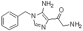 structure of CAS# 69195-91-1, 2-Amino-1-(5-amino-1-benzyl-1H-imidazol-4-yl)ethanone