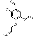 CAS#: 692279-00-8， 4-(Allyloxy)-2-chloro-5-methoxybenzaldehyde