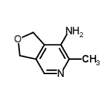 CAS#: 693211-39-1， 6-Methyl-1,3-dihydrofuro[3,4-c]pyridin-7-amine