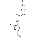 CAS#: 693815-65-5， 2-[2-Chloro-4-(hydroxymethyl)phenoxy]-N-(4-fluorophenyl)acetamide