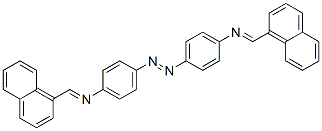CAS#: 69386-90-9， 4,4'-Azobis[N-(1-Naphthalenylmethylene)Benzenamine]