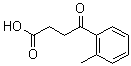 structure of CAS# 6939-36-2, 4-(2-Methylphenyl)-4-Oxo-Butanoic Acid;4-(2-Methylphenyl)-4-Oxo-Butanoic Acid;4-Keto-4-(2-Methylphenyl)Butyric Acid;Nsc57012