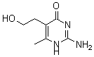 structure of CAS# 6940-45-0, 2-Amino-5-(2-Hydroxyethyl)-6-Methyl-4(3H)-Pyrimidinone;St5442318;Chemdiv2_002928;Nsc60130