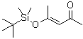 structure of CAS# 69404-97-3, 4-[[(1,1-Dimethylethyl)Dimethylsilyl]Oxy]-3-Penten-2-One;4-Tert-Butyldimethylsiloxy-3-Penten-2-One, 97%, Mixture Of Isomers;4-Tert-Butyldimethylsiloxy-3-Penten-2-One, 95%, Mixture Of Isomers;ACETYLACETONE ENOL TERT-BUTYLDIMETHYLSILYL ETHER