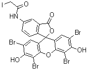 CAS#: 69414-31-9， 2-Iodo-N-(2',4',5',7'-Tetrabromo-3',6'-Dihydroxy-3-Oxospiro[Isobenzofuran-1(3H),9'-[9H]Xanthen]-5-Yl)-Acetamide