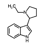 CAS#: 694425-25-7， 3-(1-Ethyl-2-pyrrolidinyl)-1H-indole