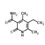 CAS#: 694473-35-3, 5-Ethyl-4,6-dimethyl-2-thioxo-1,2-dihydro-3-pyridinecarboxamide