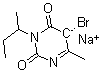 CAS#: 69484-12-4， 5-Bromo-6-Methyl-3-(1-Methylpropyl)-2,4(1H,3H)-Pyrimidinedione Sodium Salt (1:1)