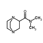 CAS#: 69491-39-0， N,N-Dimethyl-1,4-diazabicyclo[2.2.2]octane-2-carboxamide