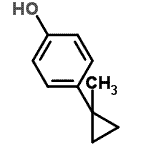 CAS#: 695178-86-0， 4-(1-Methylcyclopropyl)phenol