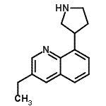CAS#: 695185-35-4， 3-Ethyl-8-(3-pyrrolidinyl)quinoline