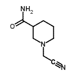 CAS#: 695200-27-2， 1-(Cyanomethyl)-3-piperidinecarboxamide