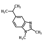 CAS#: 69539-86-2， 5-Isopropyl-1,2-dimethyl-1H-benzimidazole