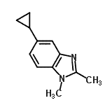 CAS#: 69539-98-6， 5-Cyclopropyl-1,2-dimethyl-1H-benzimidazole