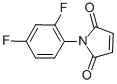 结构式 CAS# 6954-65-0, N-(2,4-二氟苯基)马来酰亚胺