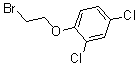 结构式 CAS# 6954-77-4, 1-(2-溴乙氧基)-2,4-二氯-苯