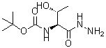 structure of CAS# 69568-63-4, 2-Methyl-2-propanyl [(2S,3R)-1-hydrazino-3-hydroxy-1-oxo-2-butanyl]carbamate;[(2S,3R)-<wbr>1-Hydrazi<wbr>no-3-hydr<wbr>oxy-1-oxo<wbr>-2-butany<wbr>l]carbama<wbr>te de 2-m<wbr>éthyl-2-p<wbr>ropanyle <wbr>(non-pref<wbr>erred nam<wbr>e);2-Methyl-<wbr>2-propany<wbr>l [(2S,3R<wbr>)-1-hydra<wbr>zino-3-hy<wbr>droxy-1-o<wbr>xo-2-buta<wbr>nyl]carba<wbr>mate (non<wbr>-preferre<wbr>d name);2-Methyl-<wbr>2-propany<wbr>l-[(2S,3R<wbr>)-1-hydra<wbr>zino-3-hy<wbr>droxy-1-o<wbr>xo-2-buta<wbr>nyl]carba<wbr>mat (non-<wbr>preferred<wbr> name)