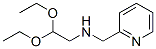 structure of CAS# 6957-15-9, N-(2,2-Diethoxyethyl)Pyridine-2-Methylamine;2,2-Diethoxy-N-(2-Pyridylmethyl)Ethanamine;2,2-Diethoxyethyl-(2-Pyridylmethyl)Amine