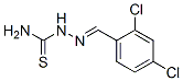 structure of CAS# 6957-92-2, [(2,4-Dichlorophenyl)Methylideneamino]Thiourea;[(2,4-Dichlorophenyl)Methyleneamino]Thiourea;[(2,4-Dichlorobenzylidene)Amino]Thiourea;1-(2,4-Dichlorobenzylidene)-3-Thiosemicarbazide