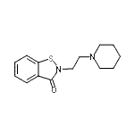 CAS#: 69577-09-9， 2-[2-(1-Piperidinyl)ethyl]-1,2-benzothiazol-3(2H)-one