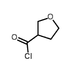 结构式 CAS# 69595-02-4, 四氢-3-呋喃甲酰氯