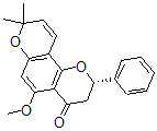 CAS#: 69640-78-4， (S)-2,3-Dihydro-5-Methoxy-8,8-Dimethyl-2-Phenyl-4H,8H-Benzo[1,2-b:3,4-b']Dipyran-4-One