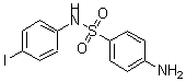 structure of CAS# 6965-75-9, 4-Amino-N-(4-Iodophenyl)-Benzenesulfonamide;Enamine_003086;Nsc 63371;Aids-007443