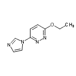 CAS#: 696627-69-7， 3-Ethoxy-6-(1H-imidazol-1-yl)pyridazine