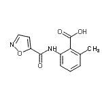 CAS#: 696642-44-1， 2-Methyl-6-[(1,2-oxazol-5-ylcarbonyl)amino]benzoic acid