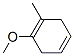 structure of CAS# 69697-74-1, 1-Methoxy-2-Methylcyclohexa-1,4-Diene;1-Methoxy-2-Methyl-Cyclohexa-1,4-Diene
