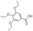 structure of CAS# 6970-19-0, 3,4,5-Triethoxy-Benzoic Acid;Oprea1_603123;260533_Aldrich