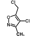 CAS#: 69711-41-7， 4-Chloro-5-(chloromethyl)-3-methyl-1,2-oxazole