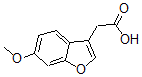 structure of CAS# 69716-05-8, 6-Methoxy-3-Benzofuranacetic acid;2-(6-Methoxy-1-Benzofuran-3-Yl)Acetic Acid ,97%;2-(6-Methoxy-1-Benzofuran-3-Yl)Acetic Acid 97%;(6-Methoxybenzo[B]Furan-3-Yl)Acetic Acid 97%