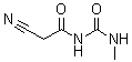 结构式 CAS# 6972-77-6, 2-氰基-N-[(甲基氨基)羰基]-乙酰胺